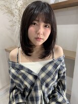 カーム(calm)&nbsp;黒髪/クラゲヘアー/オリーブグレー/小顔/ココアベージュ/鹿島田