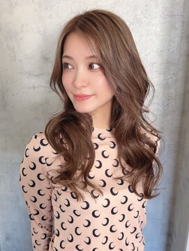 アイリス 天文館店(AIRIS) 韓国風ヘア ベージュ 透明感カラー 20代 顔周りカット レイヤー