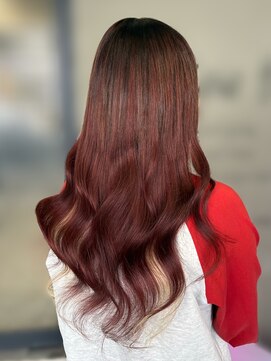 ラニシス ヘアー(Lanisis Hair) ワインレッド!!!