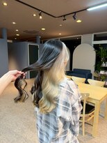 パーミルヘアーピピ(permille hair pipi) ブロンド×インナーカラー