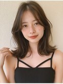 大人可愛いミディアム20代30代◎前髪ありくびれレイヤー南越谷