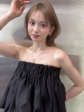 ソヨン 豊田土橋店(SOYON) 《SOYON》オリーブベージュのレイヤーボブ