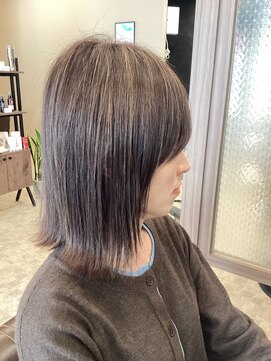フランヘア 新宮店(Flan hair) 【柔らかさを追求したハイライトカラーデザイン】