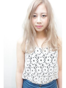 ビール 今泉店(BEER) 【BEER　山崎雄太朗】傷まないブリーチでできるホワイトアッシュ