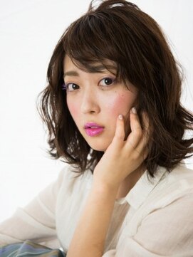 クアトログランシュ ひたちなか店(QUATRO×GranCieux) 【QUATRO】抜け感のあるミディアムボブ