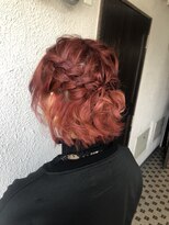 ディー エメ(D-aimer-)&nbsp;肩上ショート・編み込みハーフアップアレンジ