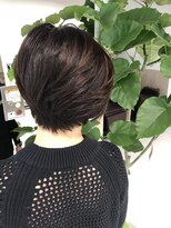 ユニークバイケンジ 町田(unique KENJE)&nbsp;担当神子島　ショートカット、ハイライト、Aujua TR