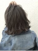 グレージュカラーもモテ色大人カラー表参道
