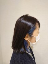 アッシュ 大泉学園店(Ash)&nbsp;【イヤリングカラー】深みのあるブルーカラー　Ash大泉学園