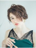 アシンメトリー☆ショート☆グラデーション