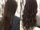 ヘアメイクスタジオ ミグ(Hair make studio mig)の写真/【最高級人毛使用☆】地毛に馴染み、自然に馴染むエクステが叶う♪自然な仕上がりで、満足度も◎