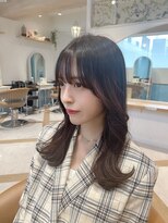 ロンド ストラーダ 心斎橋(Lond strada)&nbsp;セクションカラーペールベージュ