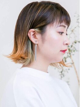ヘアカミユイ Hair kamiyuiの写真/《新規》カット+カラー￥7,700～毎月のメンテナンスも気軽に通える♪仕上がりも居心地もお値段以上の満足感