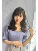 ゆるふわ波巻きミディ