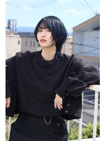 ヘアーアトリエ ラフェル(hair atelier Rafel)&nbsp;ネイビーブラック　ウルフ