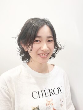 モリオフロムロンドン 松戸店(Morio from London) 【松戸 藤原】秋冬　黒髪ウルフ　パーマ