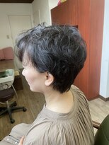 ビーヘア(be hair)&nbsp;360度美しいキリッとショート×白髪染めヘナカラー