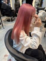 ダブル(W) 艶髪ピンクベージュ