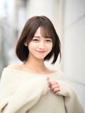 レイリー 原宿 表参道(Rayreee) 前髪似合わせミディ美髪ケアカラーエアリーピンクブラウン