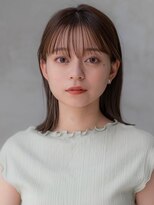 オースティン 調布アミックス(AUSTIN)&nbsp;大人かわいい前髪セシルカットココアブラウンフリンジウェーブ