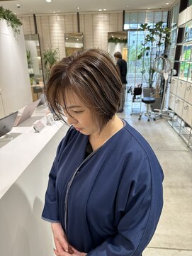 ステアケース 武蔵小杉店(stair:case) 白髪ぼかしハイライトローライト 武蔵小杉大人可愛い