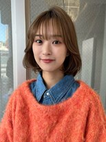 ニューヨークニューヨーク 三宮駅前店(NYNY)&nbsp;柔らかボブ×ブラウンベージュ