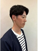 ファーレンピュア(FAHREN PURE)&nbsp;カルマパーマ/ニュアンスパーマ/センターパート/メンズ