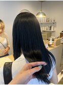 ”5STEPトリートメント ダブルカラー ブルーブラック”