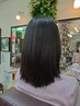 毛髪改善エステストレート＋超細密ドライカット ￥16500