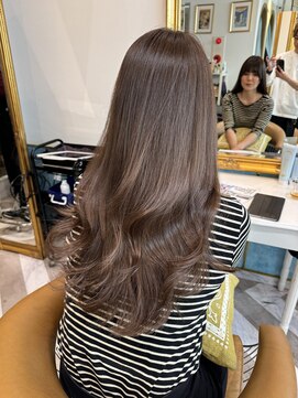 ロンドアベニール 北千住(Lond avenir) イメチェン外ハネボブ美髪ワイドバングミディアムレイヤーカット