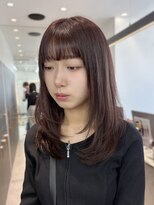 ロンドシエル 横浜(Lond ciel) ミニウルフレイヤーカット顔周り前髪韓国ミディアムロング/横浜