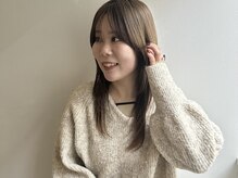 【顔まわりで雰囲気作り / 透明感明るめカラー】stylist  大橋 里菜子@ri__7__ko