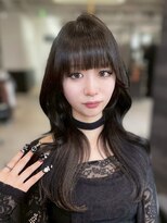ワン バイ ジ エクト(One by The Ect) 【韓国風ヘア】姫カットレイヤー/韓国風巻き/くすみベージュ