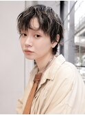 ハイライト/小顔ウルフカット/外ハネ/ウェットヘア/たまプラーザ