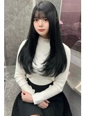顔周りレイヤーカット 【韓国ヘア 大阪 梅田】