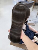 ハピネス 梅田茶屋町店(HAPPINESS)&nbsp;韓国風/レイヤーカット/顔周り/顔まわり/髪質改善/ベージュ