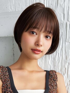 ロティー(loty) ボブ ショートカット 丸みボブ ひし形ショート 透明感 20代30代