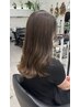 【透明感up】カット+ブリーチなしWカラー+ベーシックTR@高島限定
