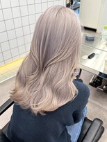 サンクマーケット 渋谷(cinq MARKET) ブリーチカラーハイトーンカラーホワイトミルクティーベージュ