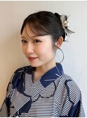 ヘアセットヘアメイクヘアアレンジ前髪顔周りレイヤー結婚式