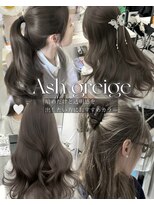 アマトウキョウスマートサロン(AMA TOKYO×Smart Salon)&nbsp;アッシュグレージュ  グレージュ   透明感カラー