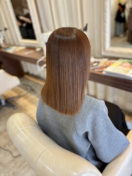 ヘアデザインスペース イチエ(hair design space i chi e) 乾かすだけでさらりとした質感再現◎美髪ナチュラルストレート