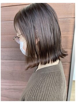 ヘアリゾートハピネス 陽光町 きりっぱなしボブ