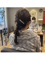 アルマヘアー(Alma hair by murasaki)&nbsp;◎お呼ばれ♪編みおろしスタイル◎