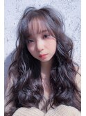 髪質改善カラー透明感グレージュ◎春カラーダークアッシュ