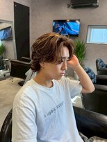 リッチブランドアンドコー(Rich Brand&Co)&nbsp;アップバングツーブロックダブルカラーブリーチメッシュ