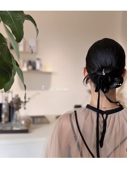 メイン(『　　』main)の写真/結婚式,二次会,女子会など特別な日は『　』mainのヘアセットで決まり！プロの技術でより華やかに♪
