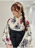 卒業式/卒業袴/袴着付け/ヘアアレンジ/ペア割