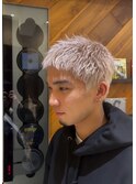 ブリーチハイライト髪質改善ダブルカラーレイヤーカット/新宿