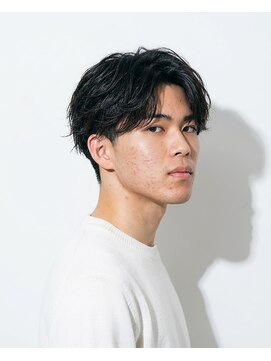 リベルテ グリット(Liberte Grit) 心斎橋メンズ◎垢抜けナチュラルフェザーパーマセンターパート